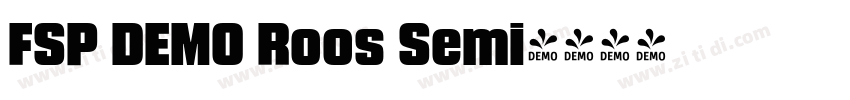FSP DEMO Roos Semi字体转换 FSP DEMO Roos Semi字体转换